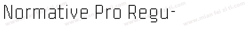 Normative Pro Regu字体转换